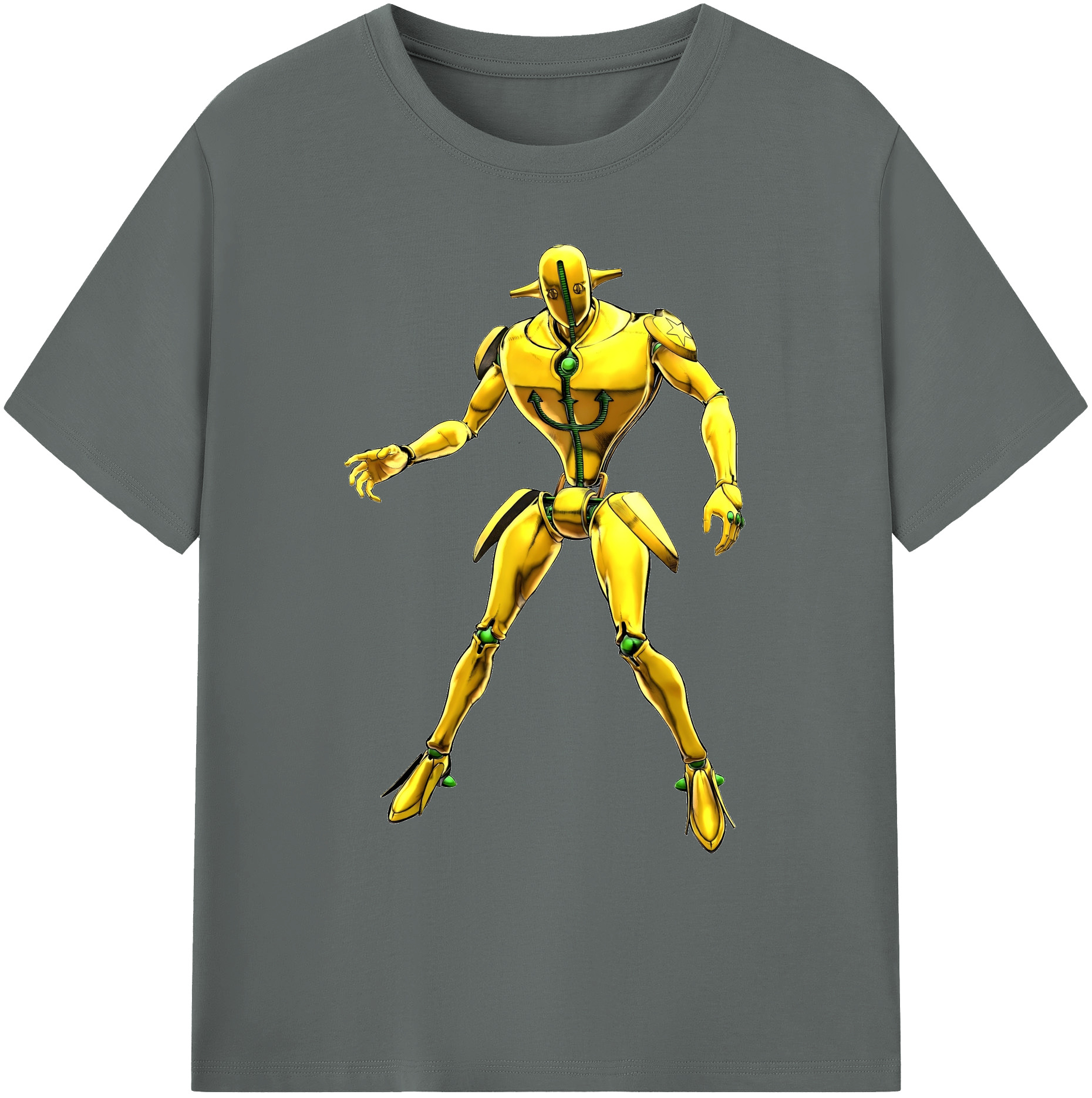 （画像用） ジョジョの奇妙な冒険 JoJo's Bizarre Adventure 綿100％ メンズ半袖Tシャツ｜肌触りやわらか＆通気性